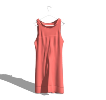 现代服饰su模型