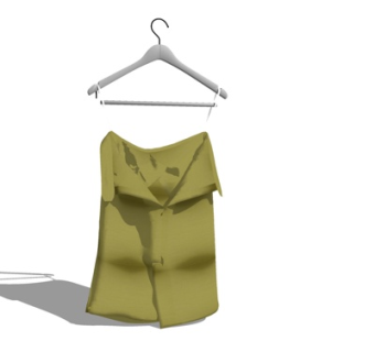 现代服饰su模型