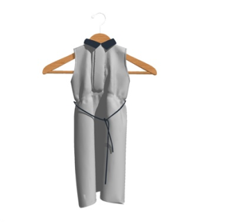 现代连衣裙su模型