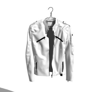 现代夹克外套su模型