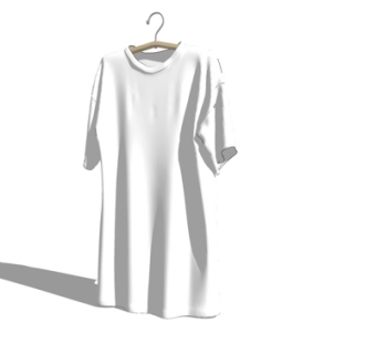 现代服饰su模型