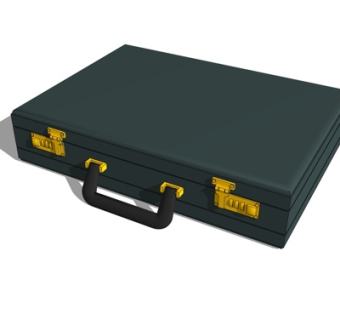 现代手提箱su模型