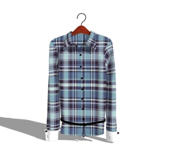 现代衬衣su模型