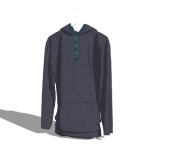 现代卫衣su模型