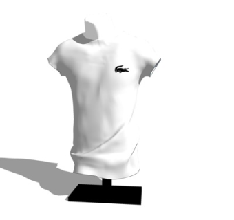 现代T恤衫su模型