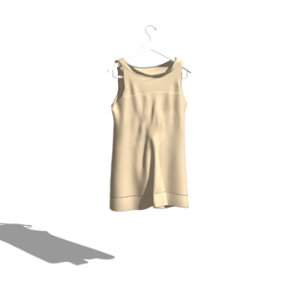 现代T恤衫su模型