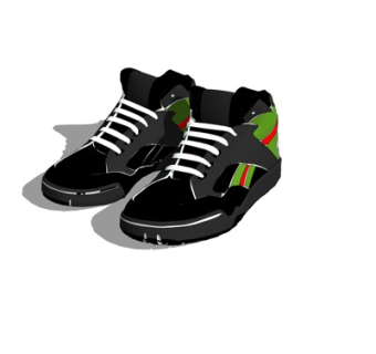 现代运动鞋su模型