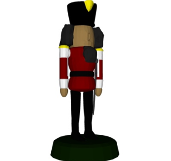 现代木偶人物摆件su模型