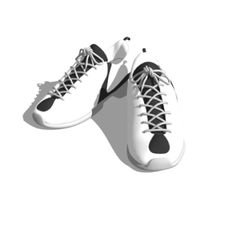 现代运动鞋su模型