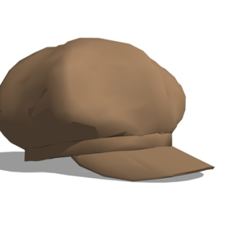 现代鸭舌帽su模型