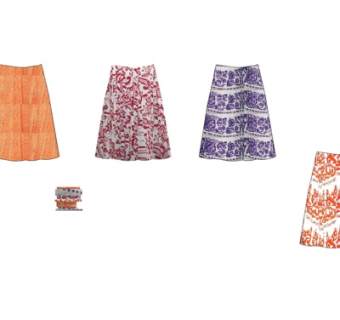 现代女性裙子su模型