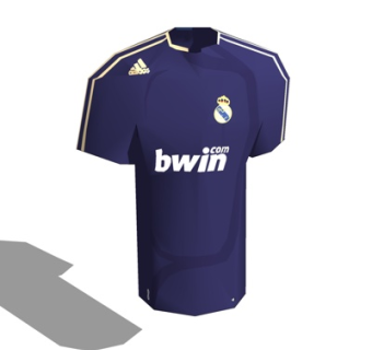 现代阿迪达斯T恤su模型