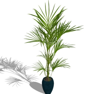 现代绿植盆栽su模型