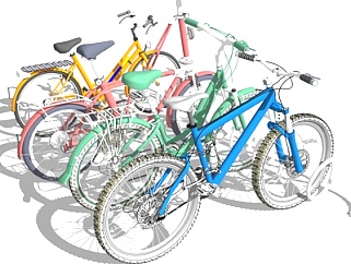现代<em>自行车</em>su模型