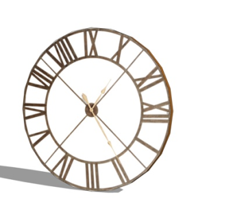 工业风时钟su模型