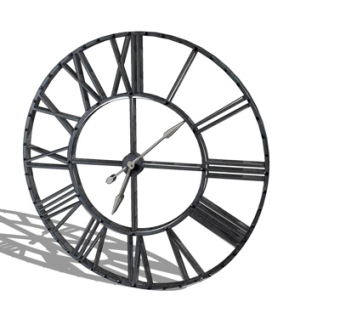 工业风时钟su模型