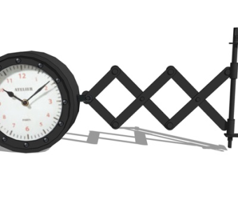 工业风时钟su模型