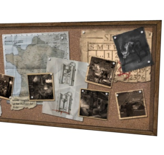 现代告示牌su模型