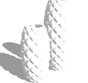 现代装饰花瓶su模型