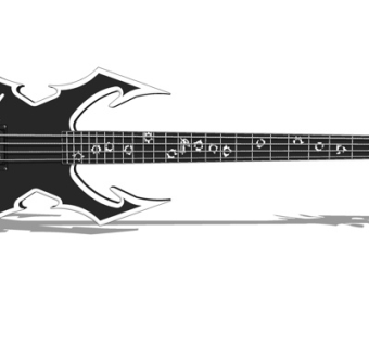 现代电子吉他su模型