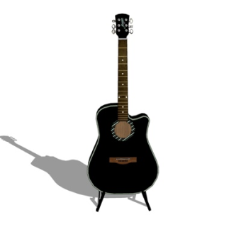 现代吉他su模型