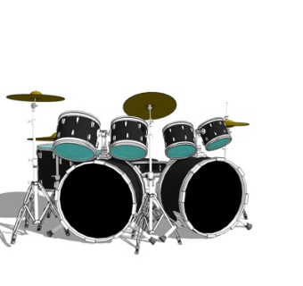 现代架子鼓su模型