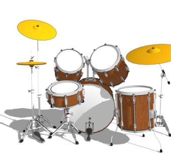 现代架子鼓su模型