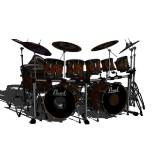 现代架子鼓su模型