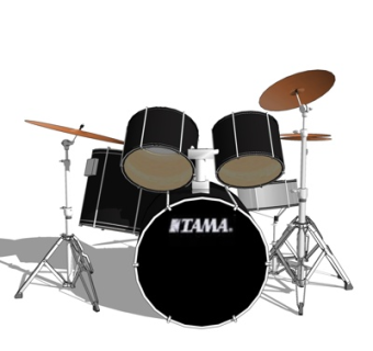 现代架子鼓su模型