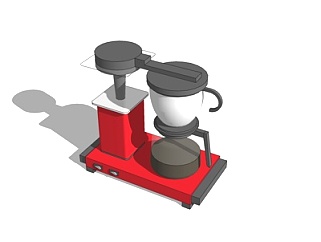 现代榨汁机su模型