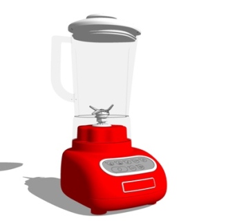 现代榨汁机su模型