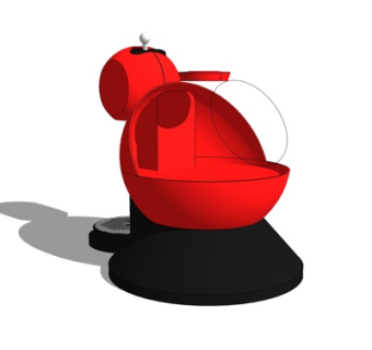 现代榨汁机su模型