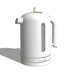 现代热水壶su模型