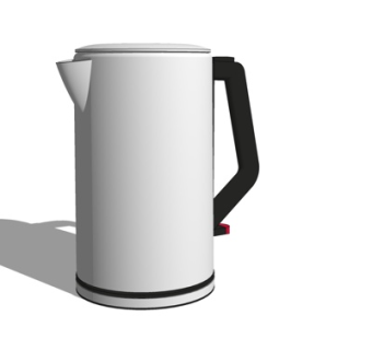 现代热水壶su模型