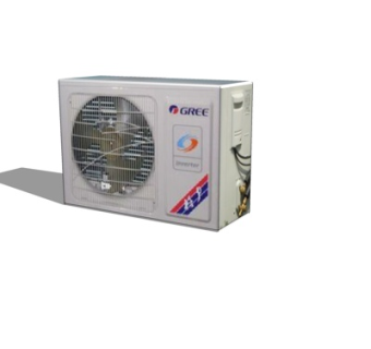 现代空调排风扇su模型