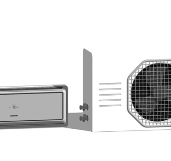现代空调外机su模型