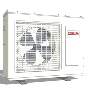 现代空调外机su模型