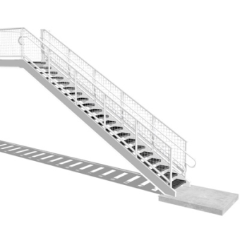 工业风楼梯su模型
