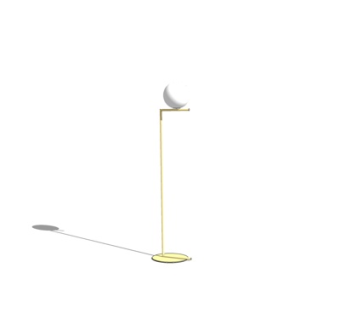 现代轻奢落地灯su模型