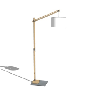 现代落地灯su模型