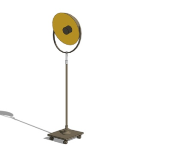 现代落地灯su模型