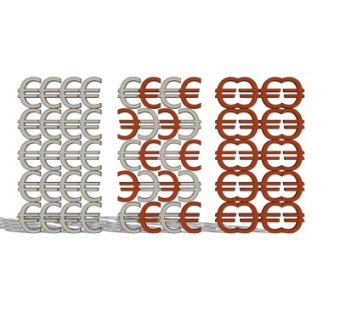 现代镂空隔断su模型