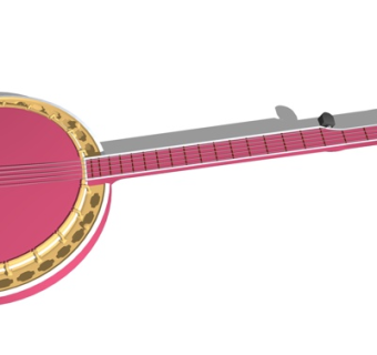 现代吉他su模型