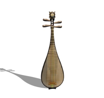 中式琵琶su模型