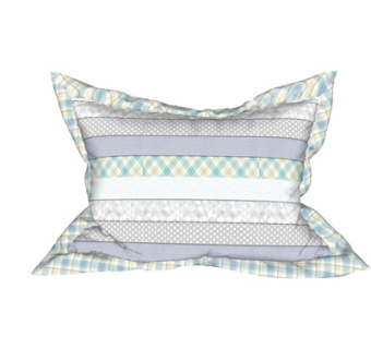 现代布艺抱枕su模型