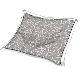 现代布艺被子su模型