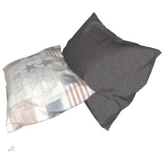 现代布艺抱枕su模型