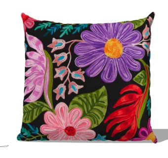 现代绣花抱枕su模型