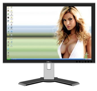 现代电脑显示器su模型