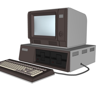 现代台式电脑su模型